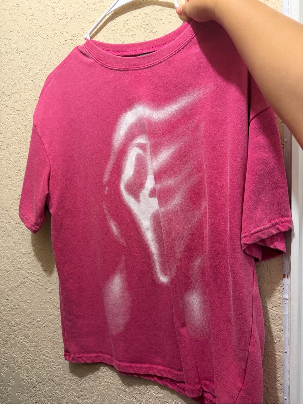 SHEIN Hot Pink Short Sleeve Graphic Tee